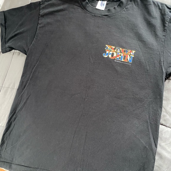 1994 Elton John Concert/Tour Tee ; Clean and In great used shape : 👓 Elton 🎹 - Picture 4 of 8